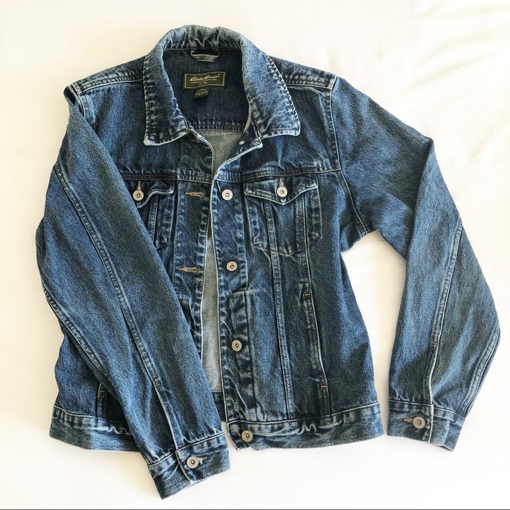 Vintage Eddie Bauer Distressed Denim Jacket
